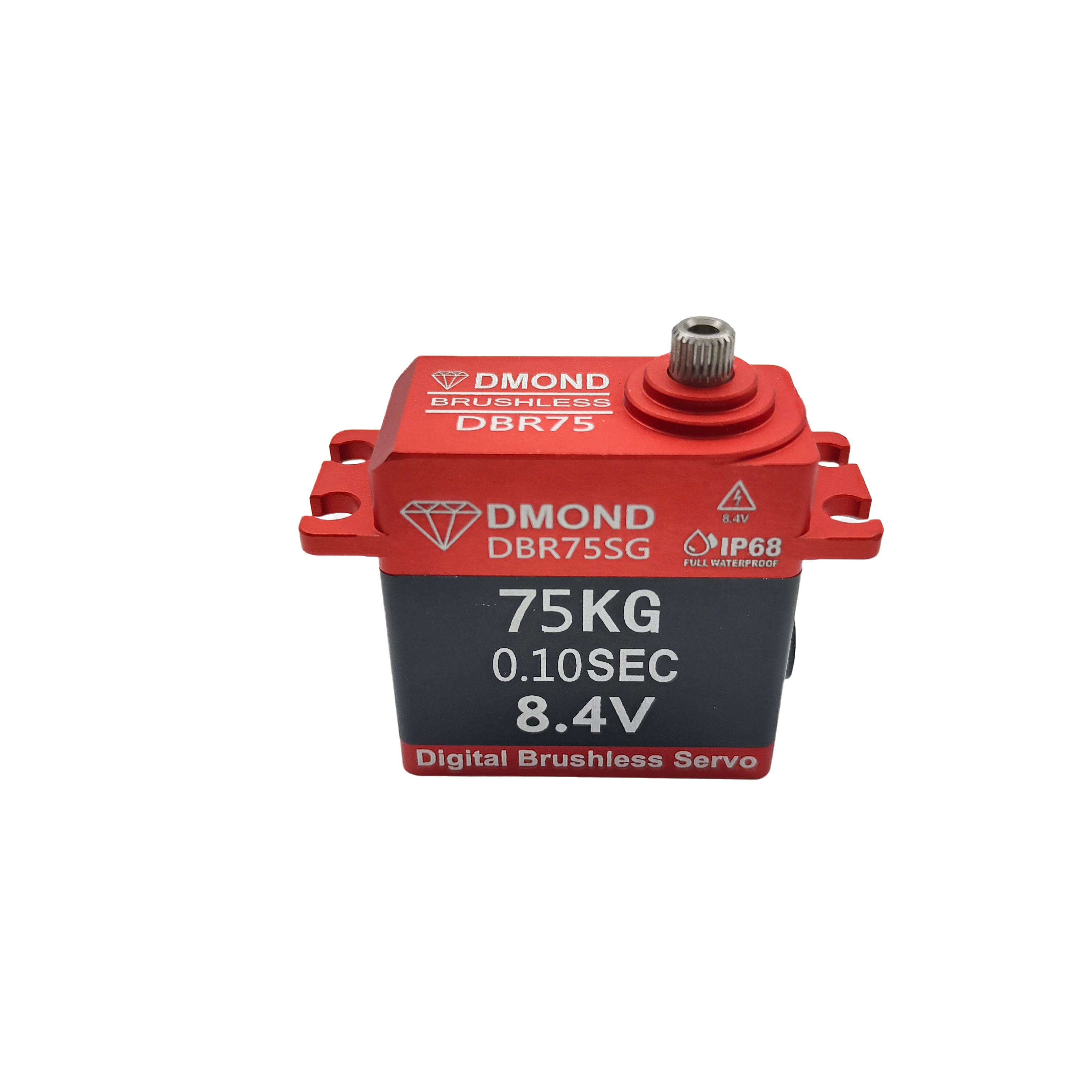 DMOND DBR75SG 75kg 0.10sec 8.4V Steel Brushless RC Car Digital Servo for RC Plane Nitro Low Rider Crawler Buggy Car